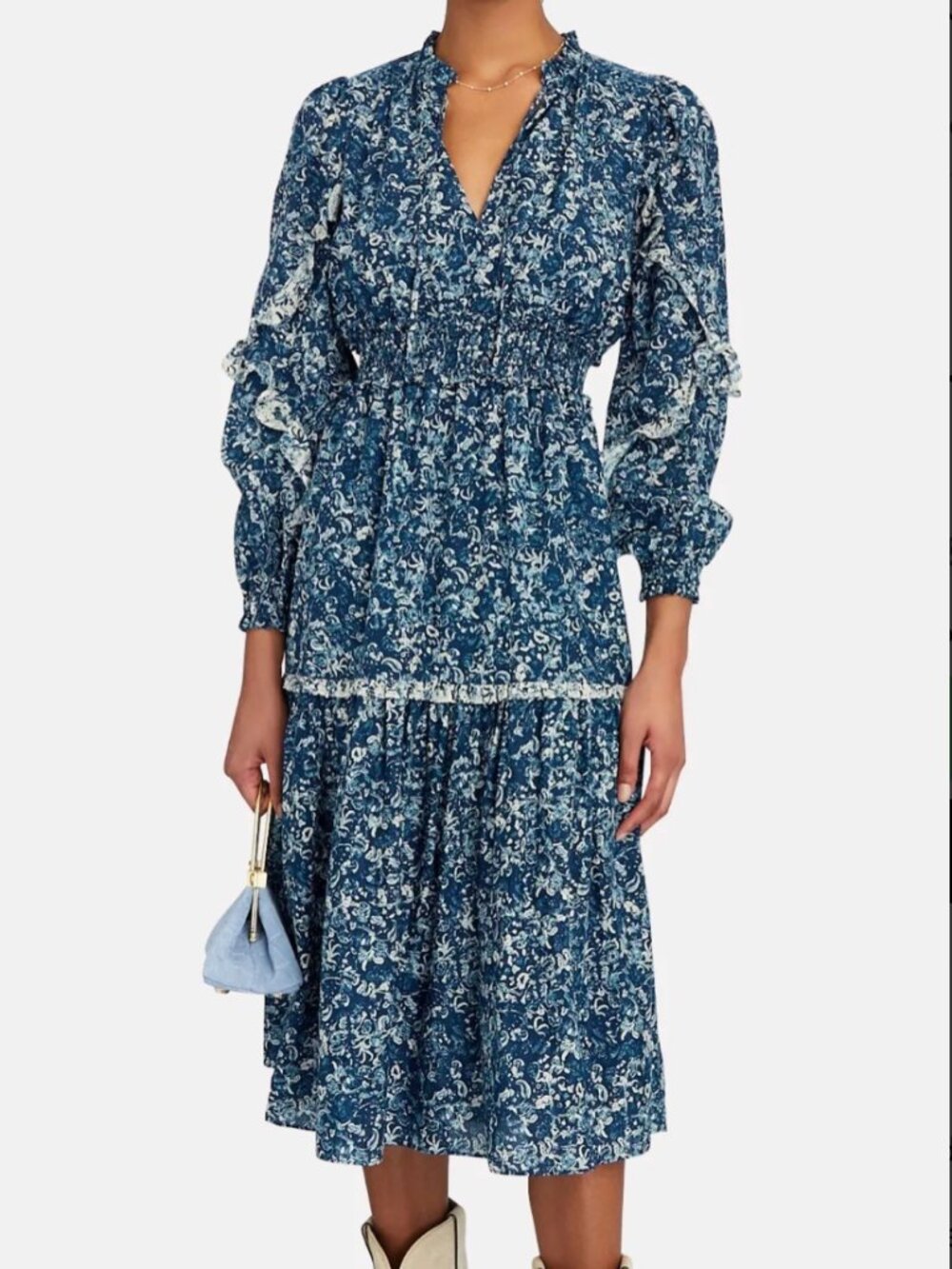 Intermix Corinna Floral Midi Dress